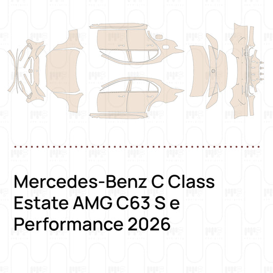PPF precortado Mercedes-Benz C Class Estate AMG C63 S e Performance 2026