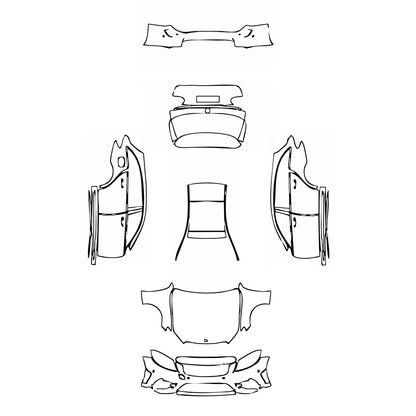 Pre-Cut PPF Mercedes-Benz C Class Estate AMG Line 2020 - PPF-Kits