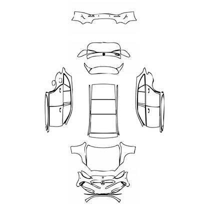 Pre-Cut PPF Mercedes-Benz C Class Estate AMG Line 2023 - PPF-Kits