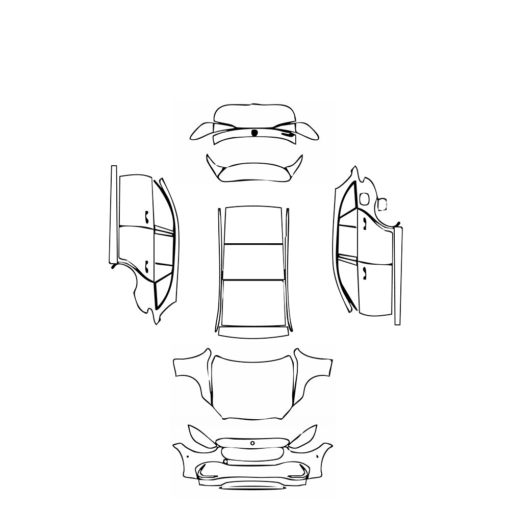 Pre-Cut PPF Mercedes-Benz C Class Estate Base 2022 - PPF-Kits