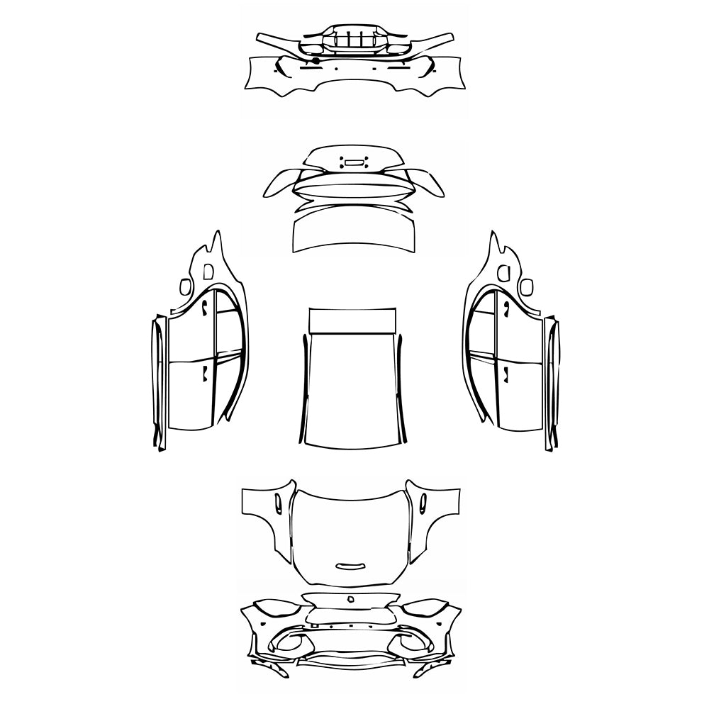 Pre-Cut PPF Mercedes-Benz C Class Sedan AMG C63 S e Performance 2024 - PPF-Kits