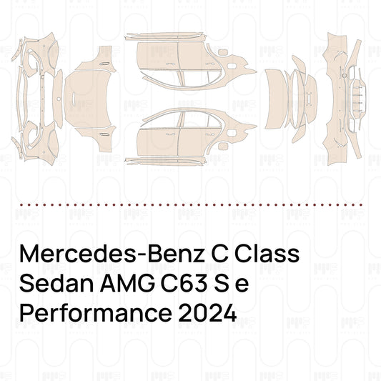Pre-Cut PPF Mercedes-Benz C Class Sedan AMG C63 S e Performance 2024