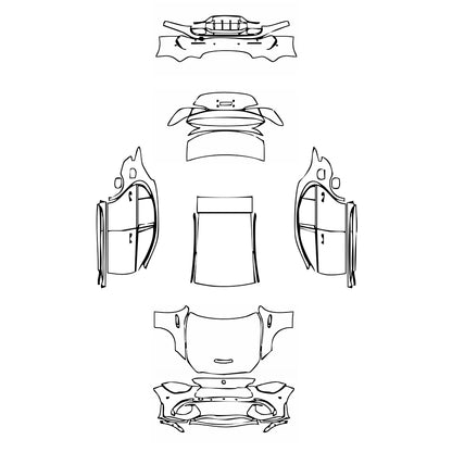 Pre-Cut PPF Mercedes-Benz C Class Sedan AMG C63 S e Performance 2025 - PPF-Kits