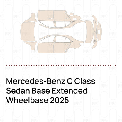 PPF precortado Mercedes-Benz C Class Sedan Base Extended Wheelbase 2025