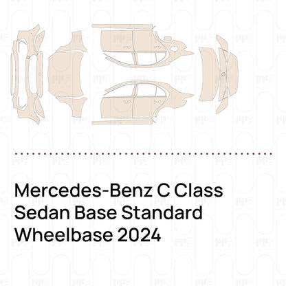 PPF precortado Mercedes-Benz C Class Sedan Base Standard Wheelbase 2024