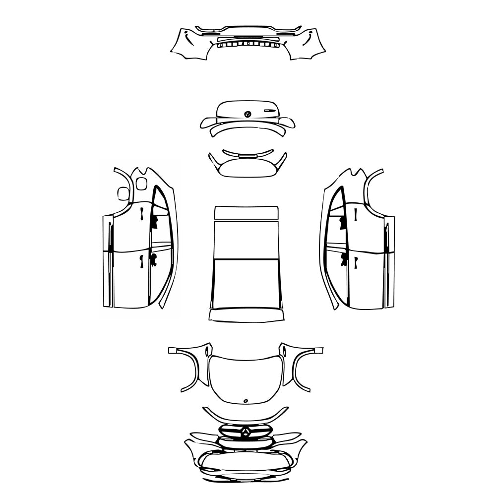 Pre-Cut PPF Mercedes-Benz EQA (US) AMG Line 2021 - PPF-Kits