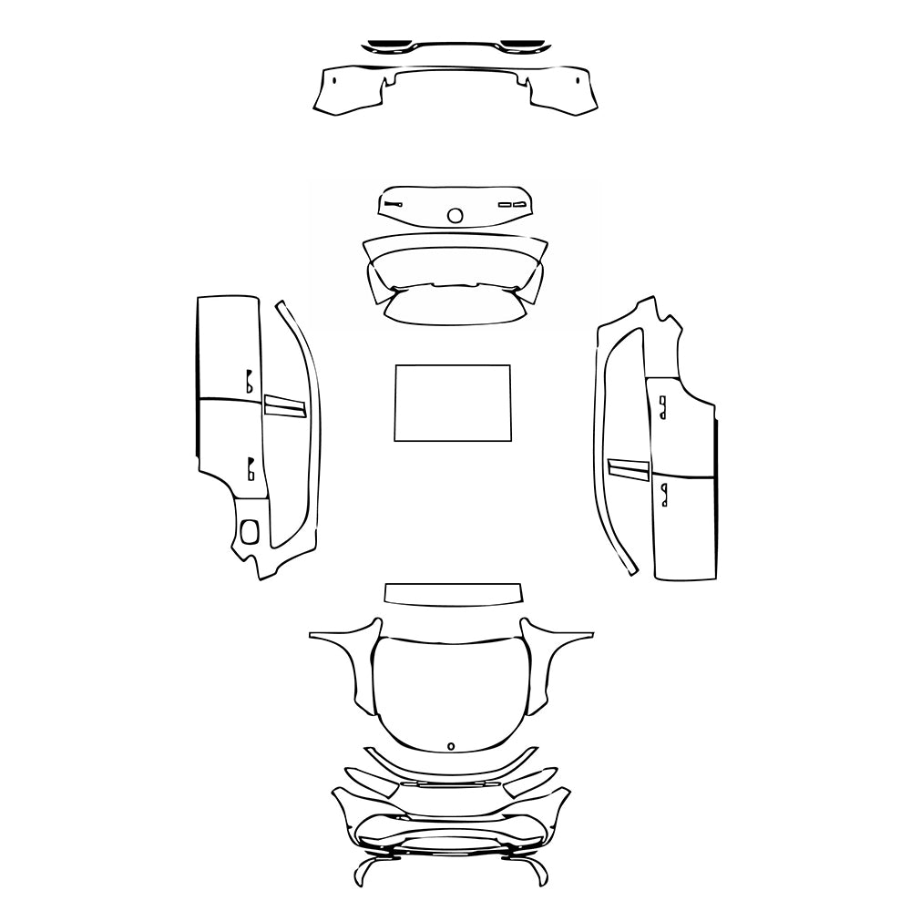 Pre-Cut PPF Mercedes-Benz EQB AMG Line 2024 - PPF-Kits