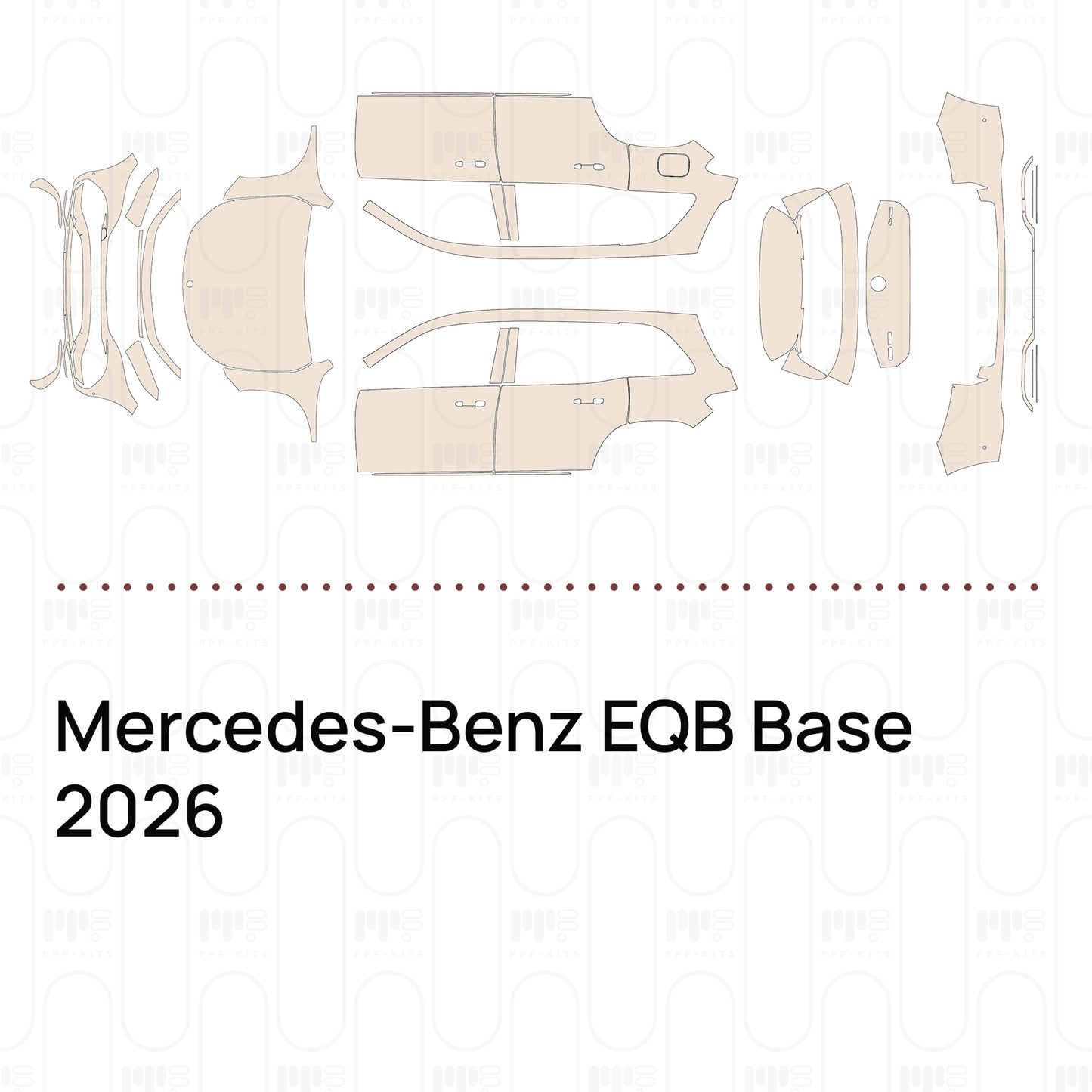 PPF precortado Mercedes-Benz EQB Base 2026