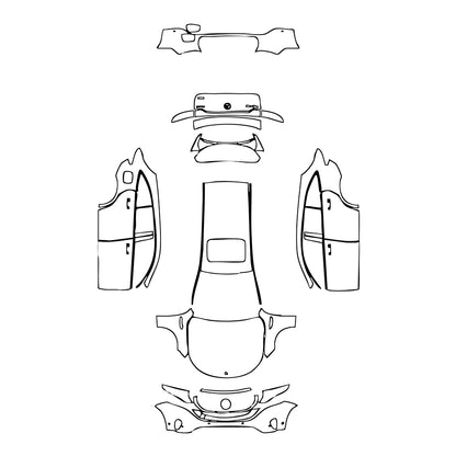 Pre-Cut PPF Mercedes-Benz EQC Base 2019 - PPF-Kits