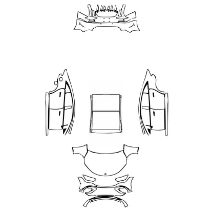 Pre-Cut PPF Mercedes-Benz EQE AMG 53 2023 - PPF-Kits