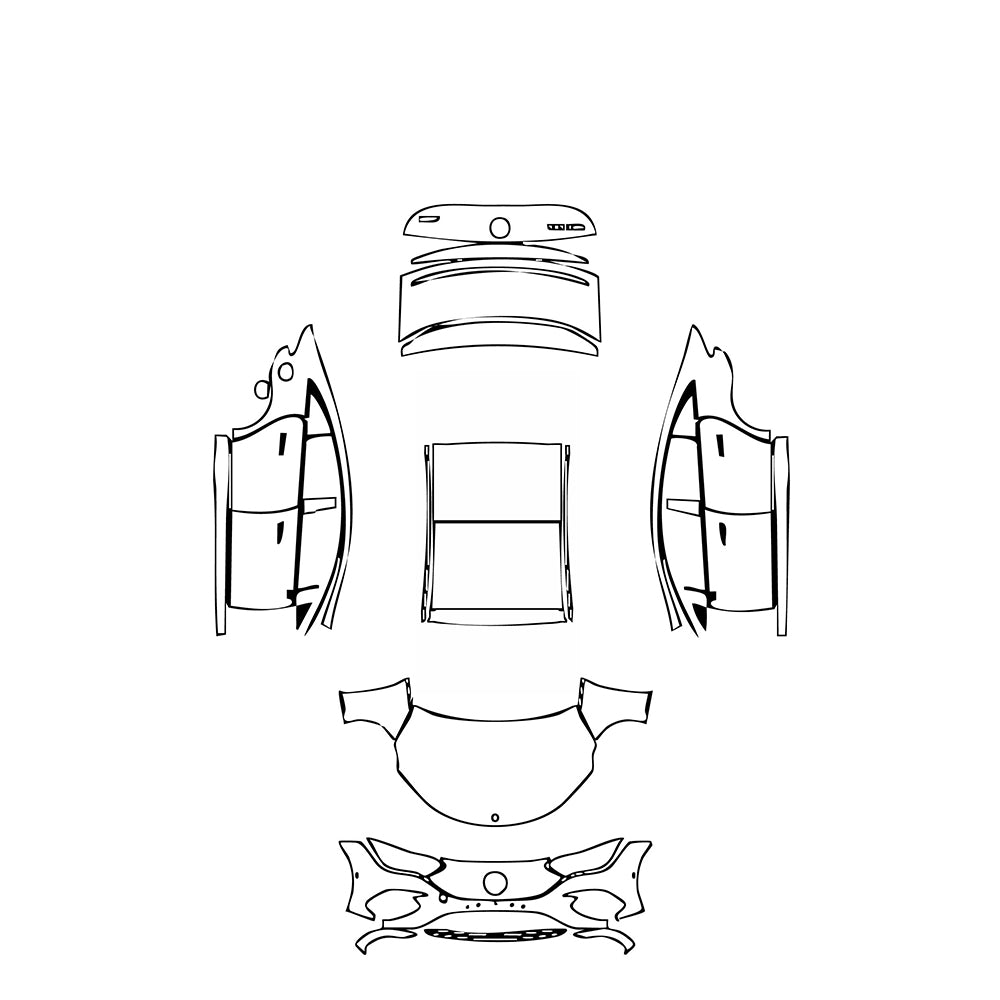Pre-Cut PPF Mercedes-Benz EQE Luxury 2023 - PPF-Kits