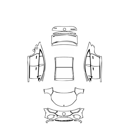 Pre-Cut PPF Mercedes-Benz EQE Luxury 2023 - PPF-Kits