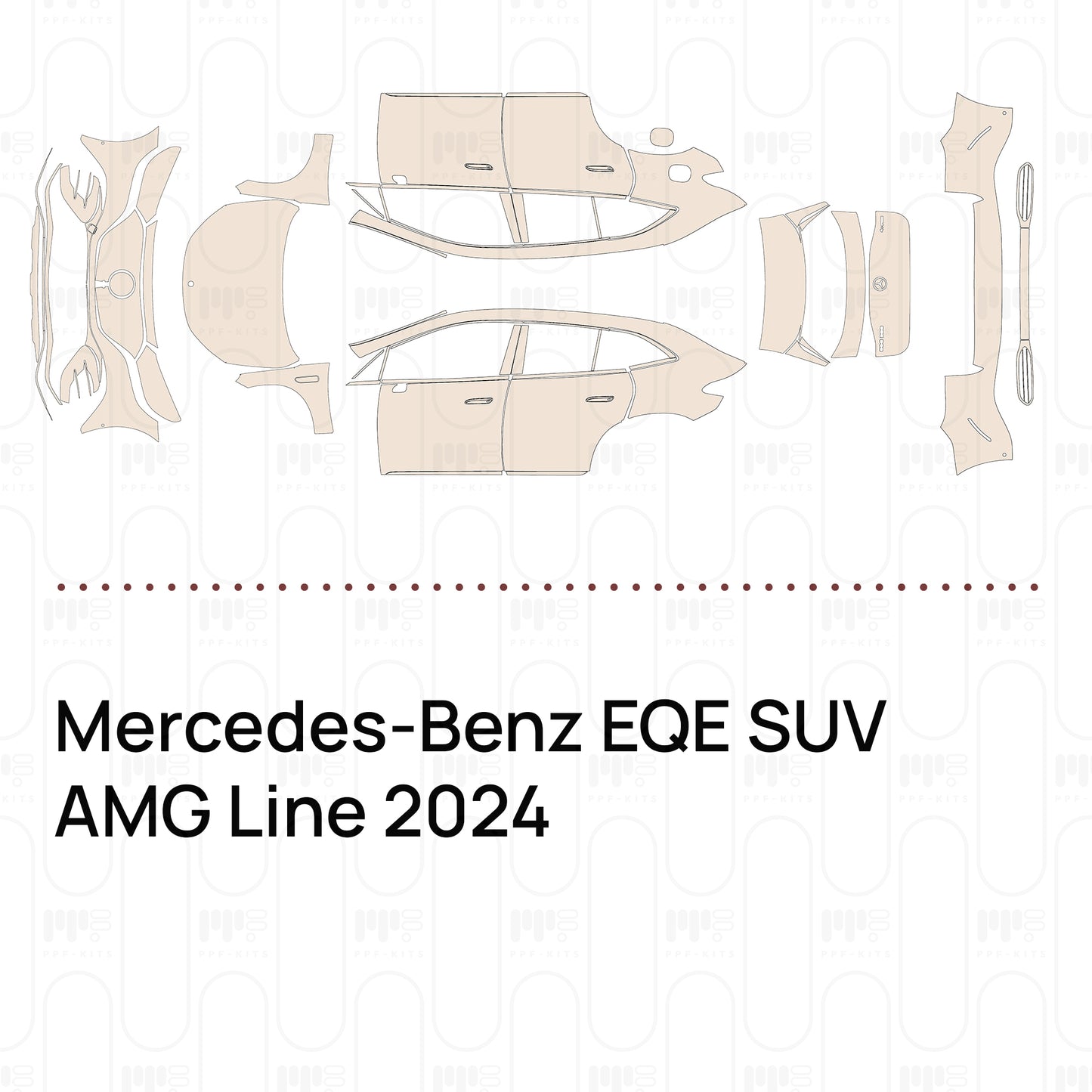 Pre-Cut PPF Mercedes-Benz EQE SUV AMG Line 2024