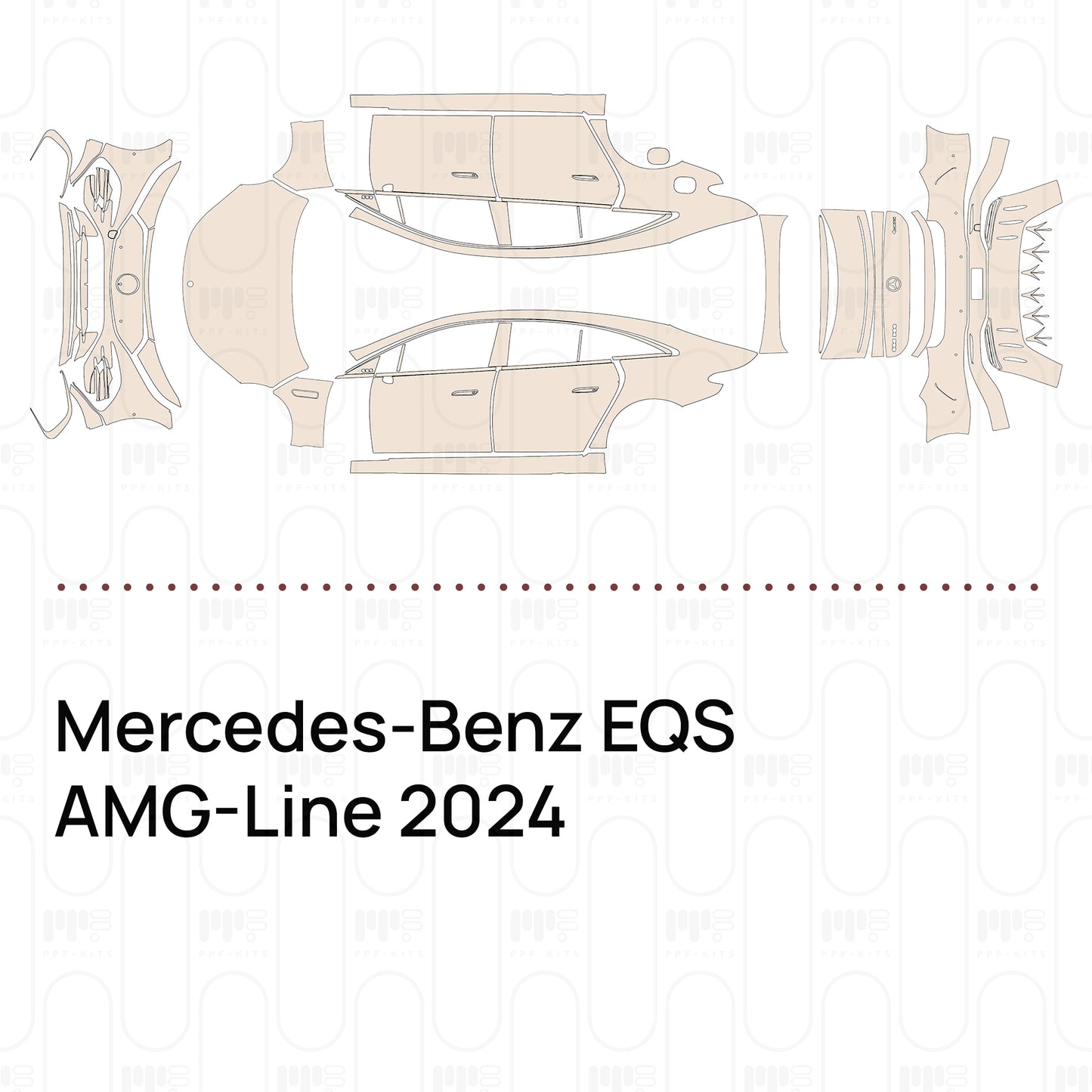 Pre-Cut PPF Mercedes-Benz EQS AMG-Line 2024