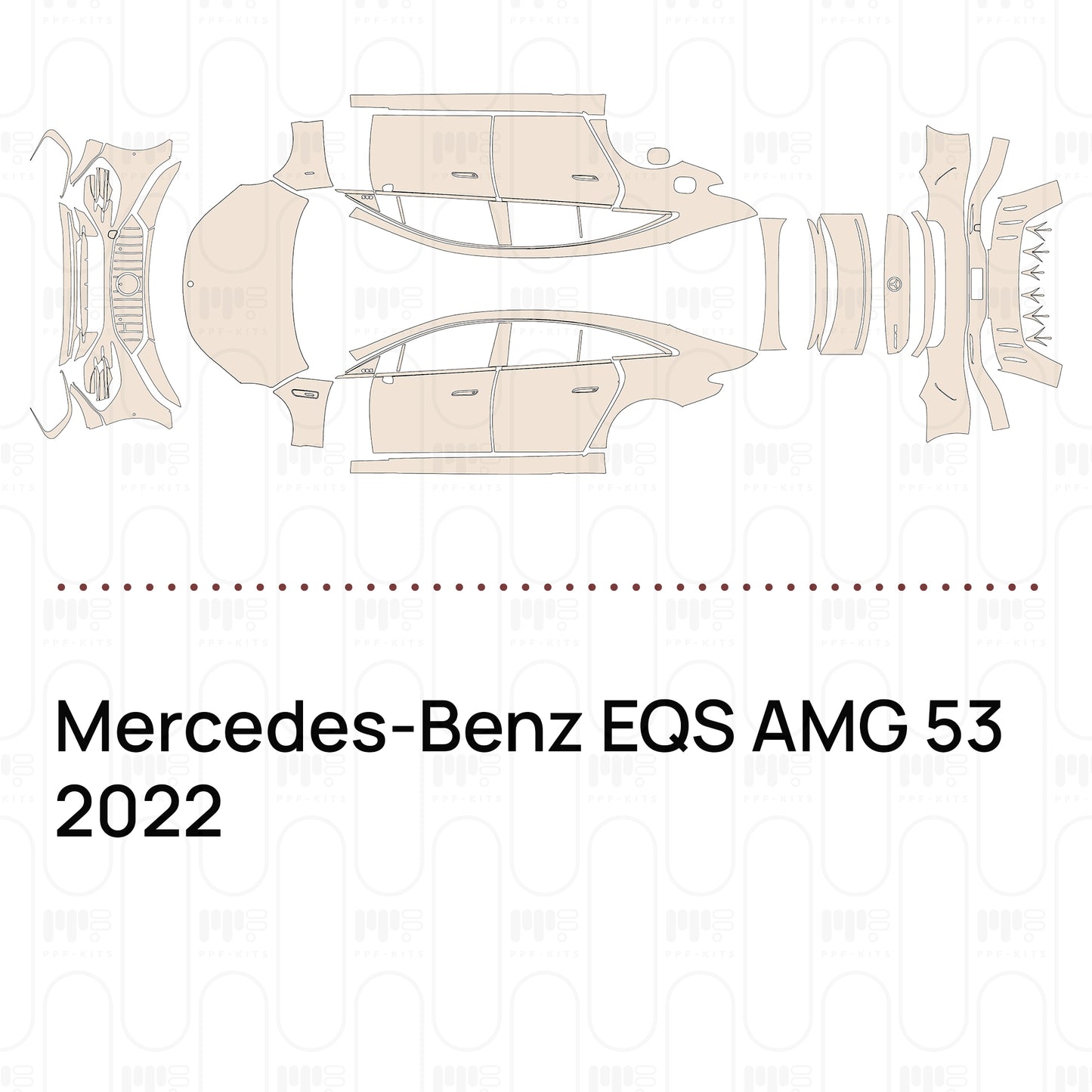 Pre-Cut PPF Mercedes-Benz EQS AMG 53 2022