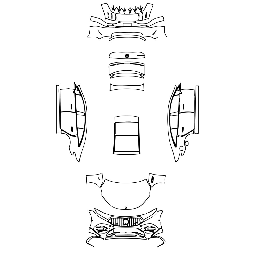 Pre-Cut PPF Mercedes-Benz EQS AMG 53 2023 - PPF-Kits