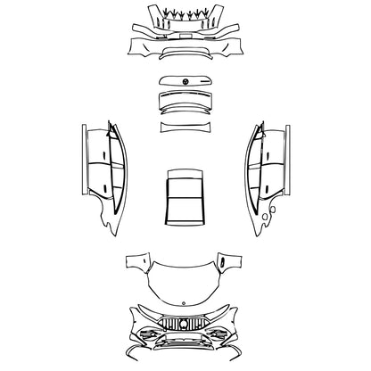 Pre-Cut PPF Mercedes-Benz EQS AMG 53 2024 - PPF-Kits