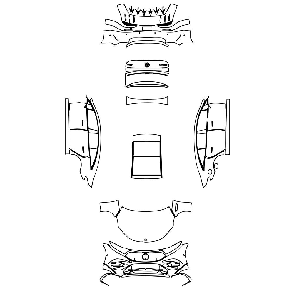 Pre-Cut PPF Mercedes-Benz EQS AMG Line 2022 - PPF-Kits