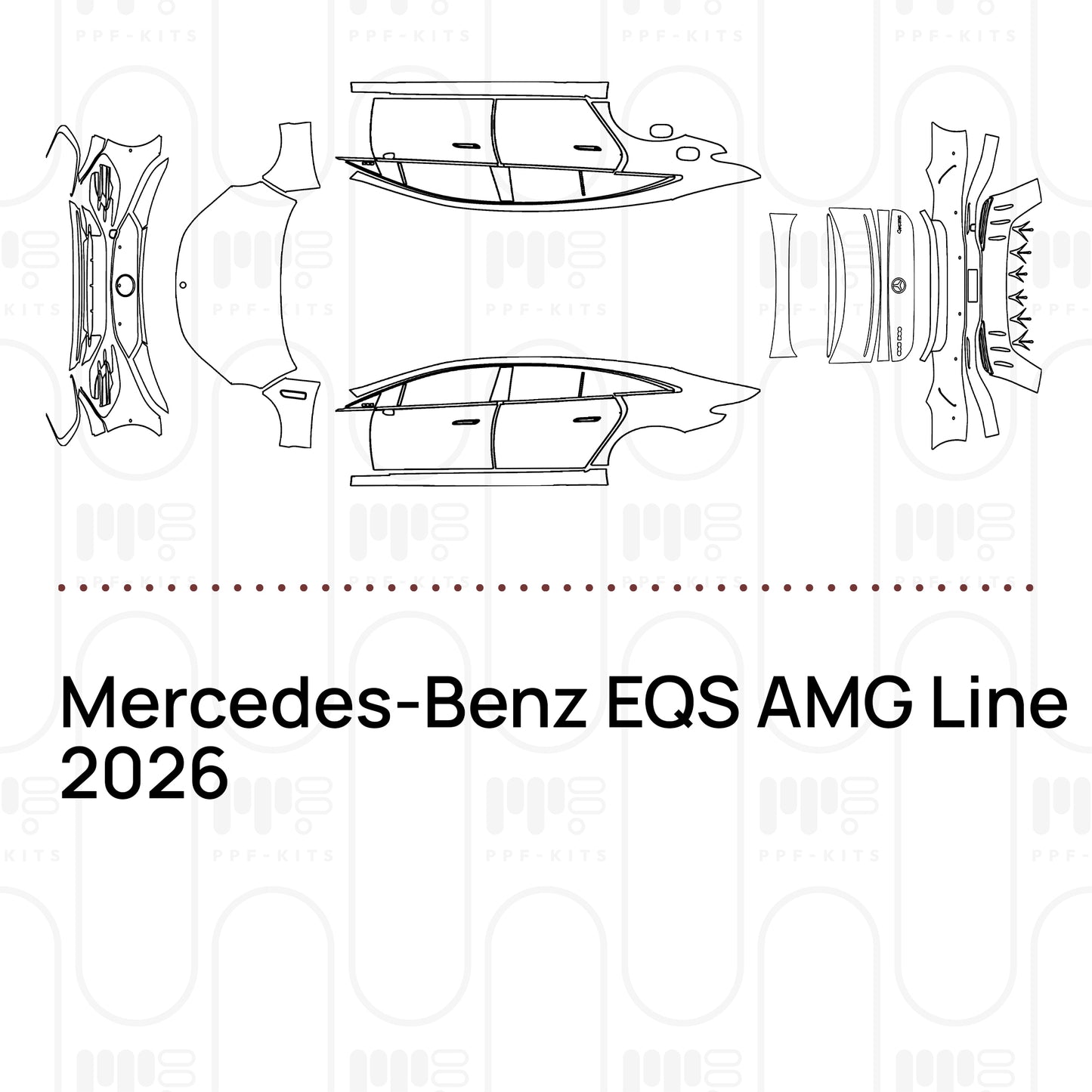 Pre-Cut PPF Mercedes-Benz EQS AMG Line 2026
