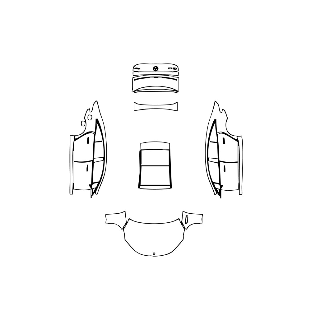 Pre-Cut PPF Mercedes-Benz EQS Base 2024 - PPF-Kits