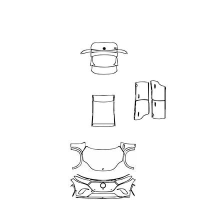 Pre-Cut PPF Mercedes-Benz EQS SUV 450+ 2025 - PPF-Kits