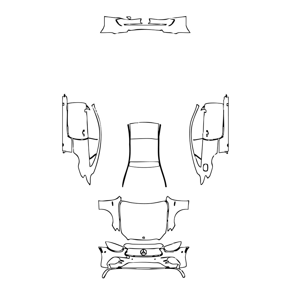 Pre-Cut PPF Mercedes-Benz E Class Coupe AMG E53 2022 - PPF-Kits