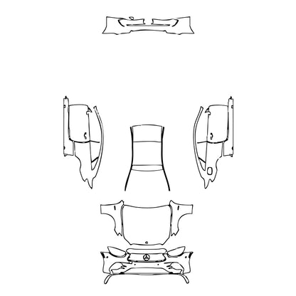 Pre-Cut PPF Mercedes-Benz E Class Coupe AMG E53 2022 - PPF-Kits