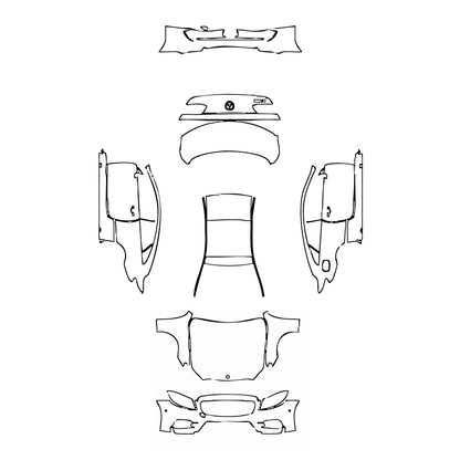 Pre-Cut PPF Mercedes-Benz E Class Coupe AMG Line 2018 - PPF-Kits