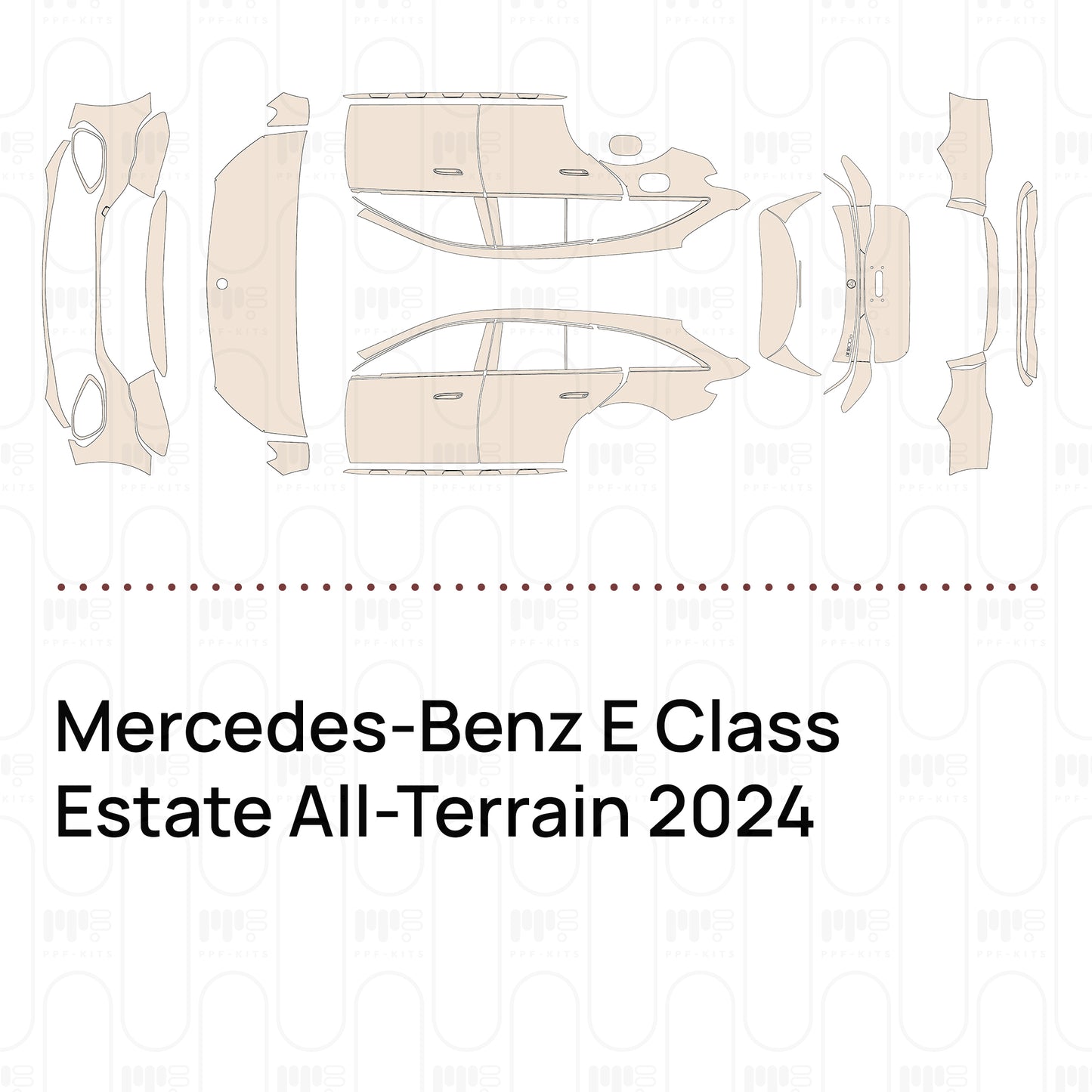 Pre-Cut PPF Mercedes-Benz E Class Estate All-Terrain 2024