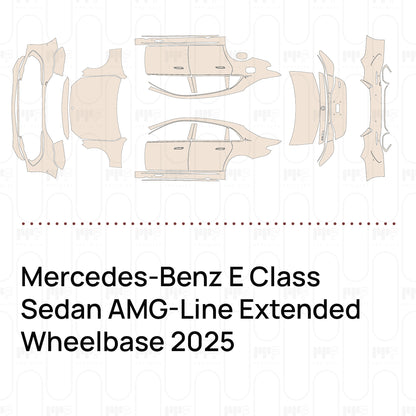 PPF precortado Mercedes-Benz E Class Sedan AMG-Line Extended Wheelbase 2025