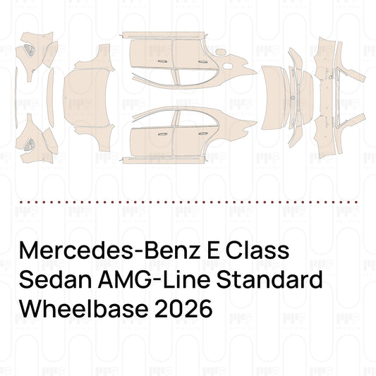 PPF precortado Mercedes-Benz E Class Sedan AMG-Line Standard Wheelbase 2026