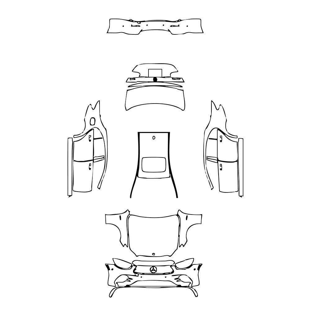 Pre-Cut PPF Mercedes-Benz E Class Sedan AMG E53 2023 - PPF-Kits