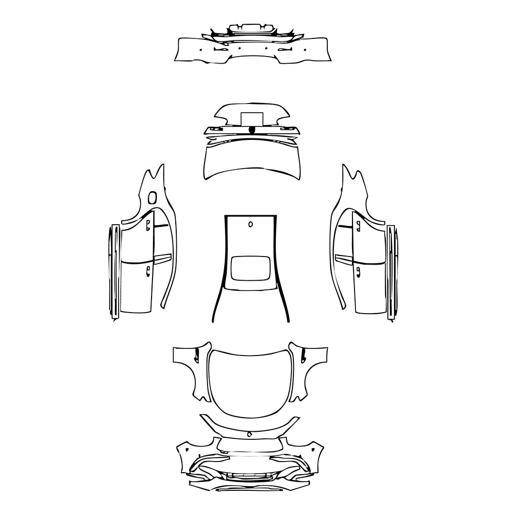 Pre-Cut PPF Mercedes-Benz E Class Sedan AMG E63 S 2023 - PPF-Kits
