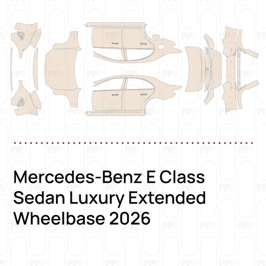 PPF precortado Mercedes-Benz E Class Sedan Luxury Extended Wheelbase 2026