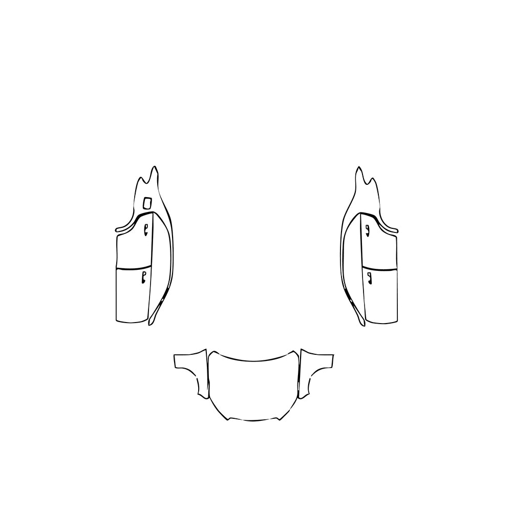 Pre-Cut PPF Mercedes-Benz E Class Sedan Luxury Standard Wheelbase 2014 - PPF-Kits