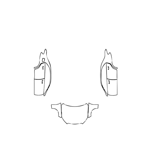 Pre-Cut PPF Mercedes-Benz E Class Sedan Luxury Standard Wheelbase 2016 - PPF-Kits