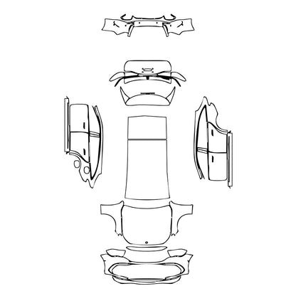 Pre-Cut PPF Mercedes-Benz E Class Wagon Estate AMG Line 2025 - PPF-Kits