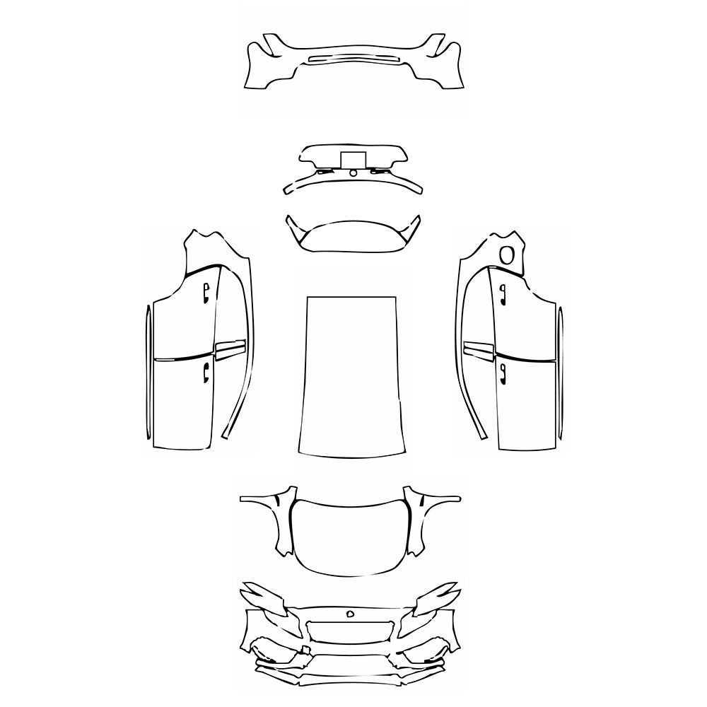 Pre-Cut PPF Mercedes-Benz GLA AMG GLA 45 2015 - PPF-Kits