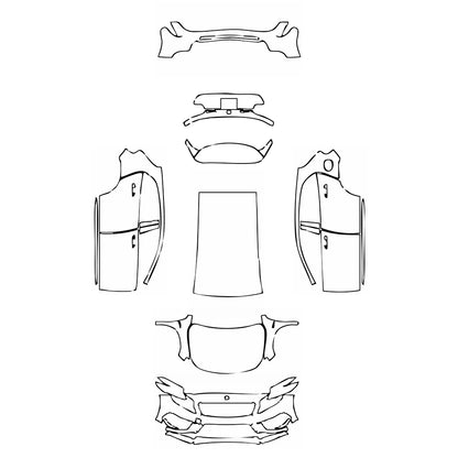 Pre-Cut PPF Mercedes-Benz GLA AMG GLA 45 2015 - PPF-Kits
