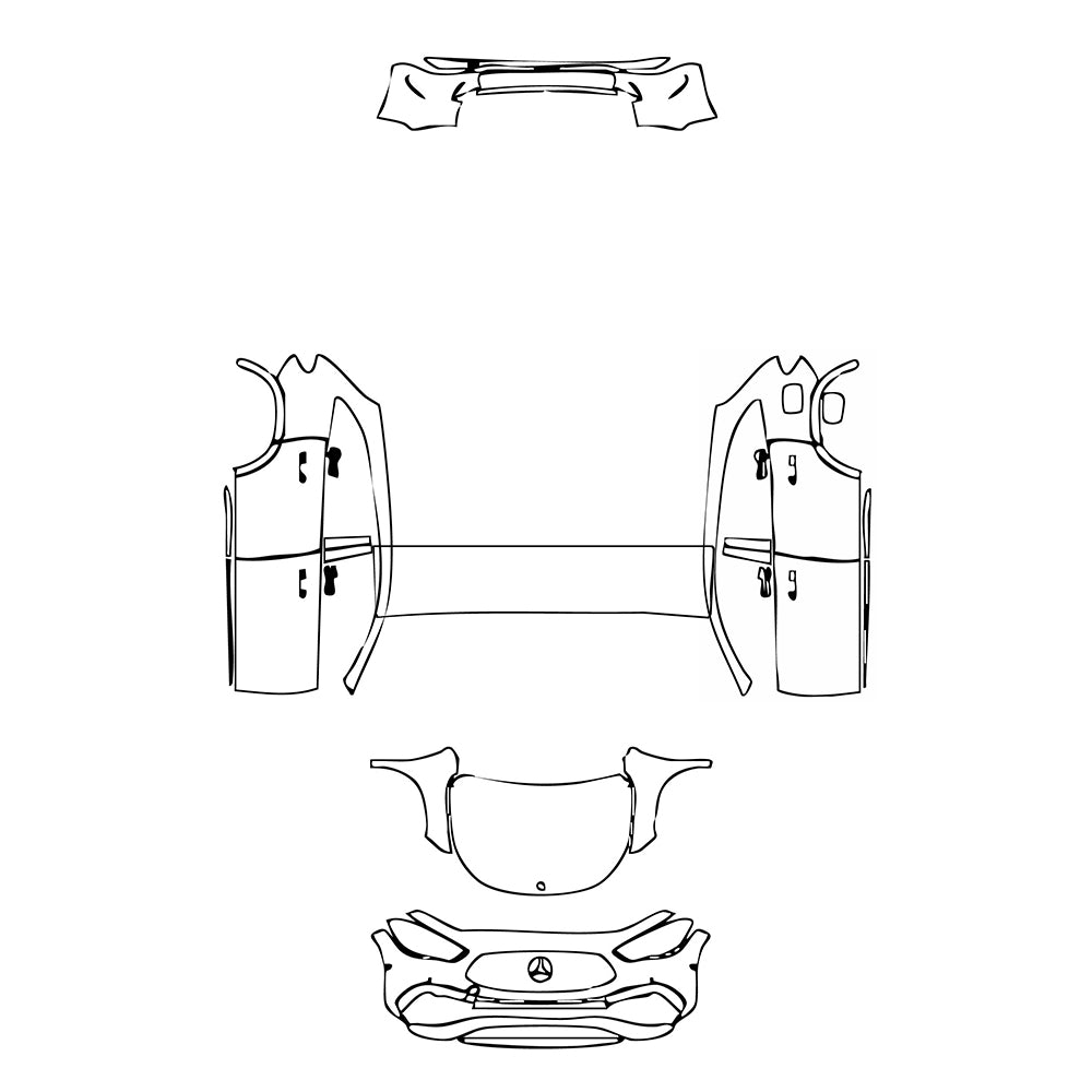 Pre-Cut PPF Mercedes-Benz GLA AMG GLA 45 2020 - PPF-Kits