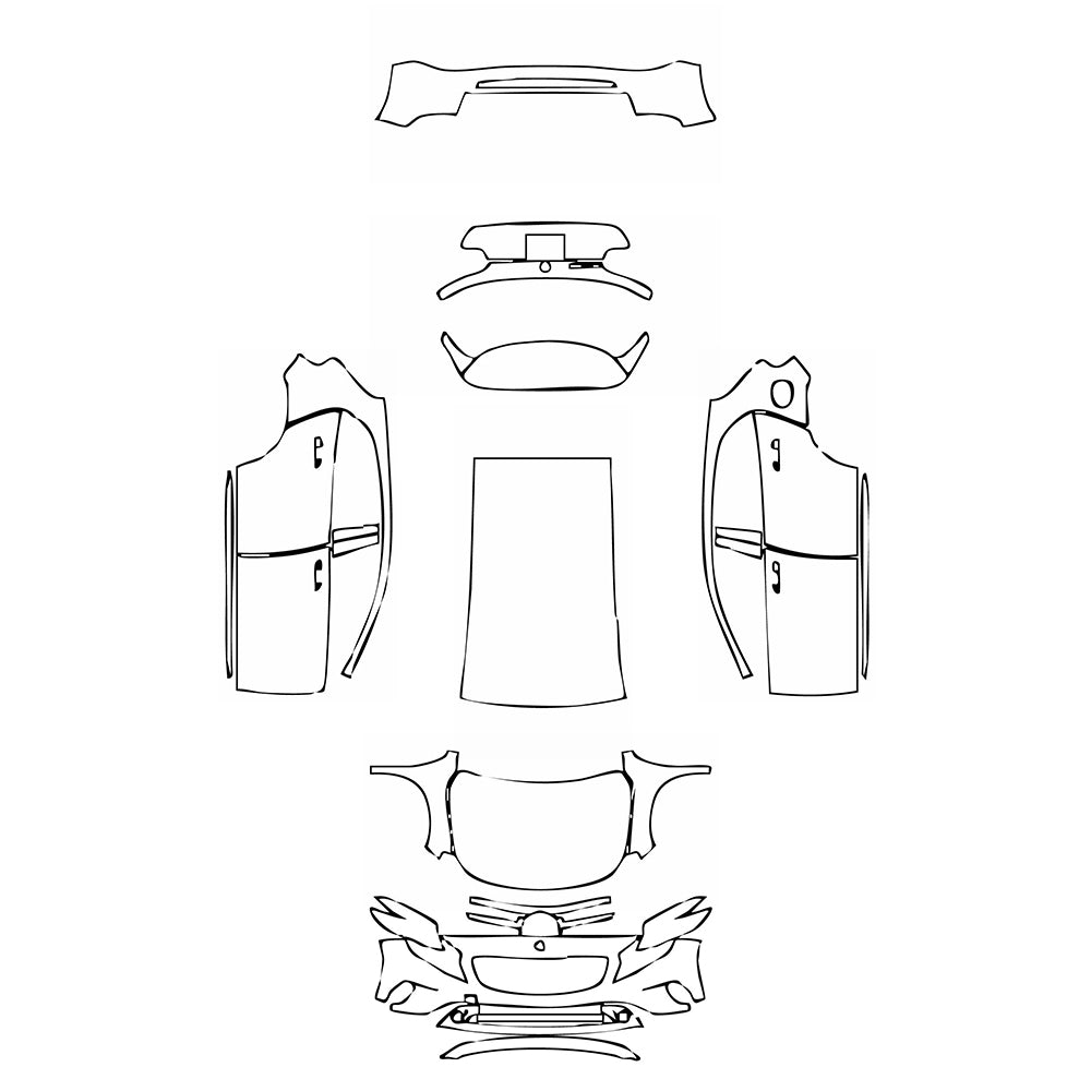 Pre-Cut PPF Mercedes-Benz GLA Base 2014 - PPF-Kits