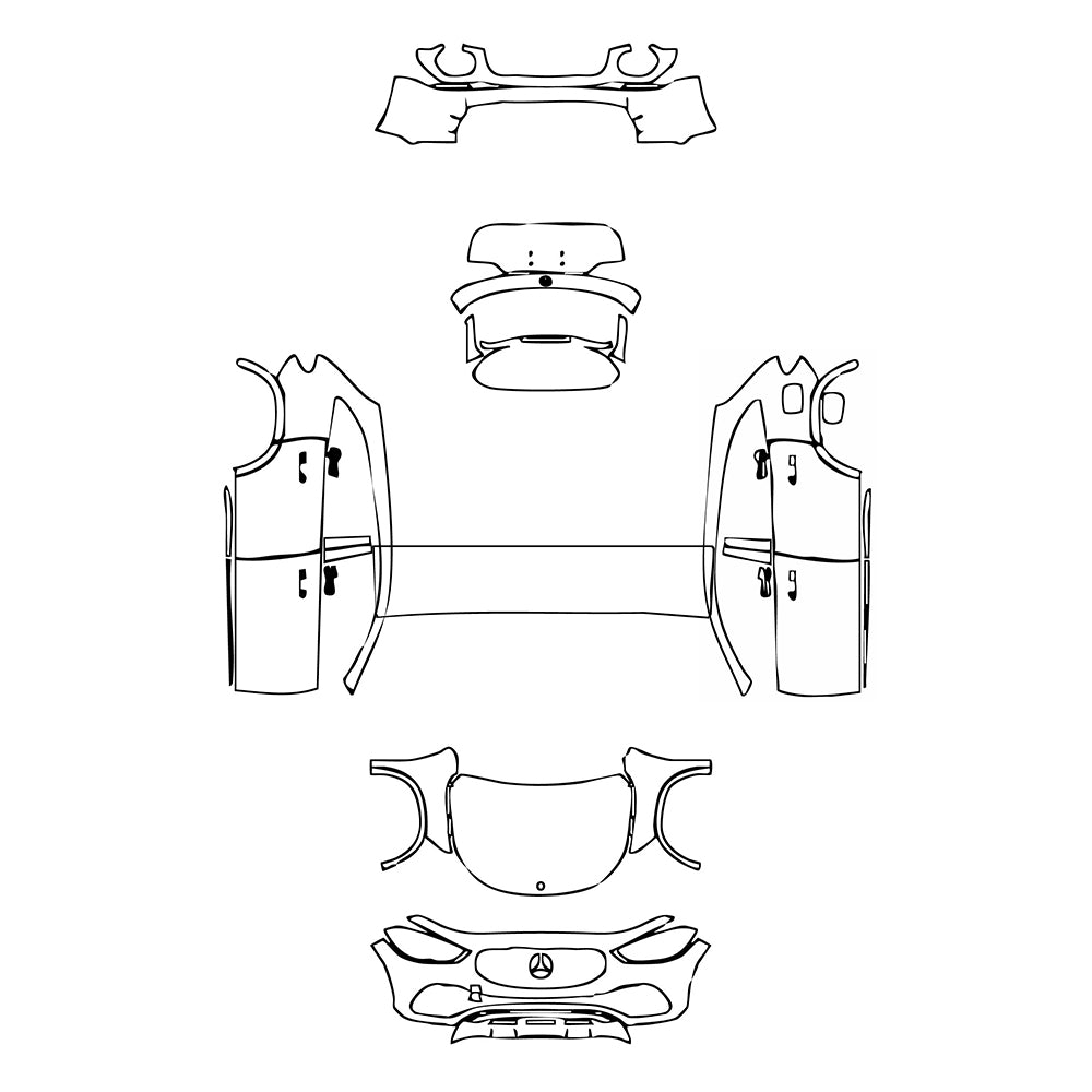 Pre-Cut PPF Mercedes-Benz GLA Base 2021 - PPF-Kits
