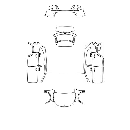 Pre-Cut PPF Mercedes-Benz GLA Base 2024 - PPF-Kits