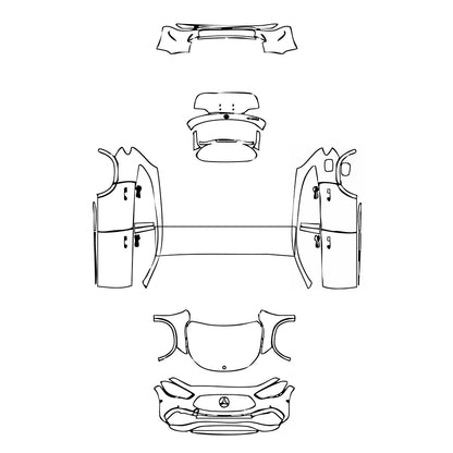 Pre-Cut PPF Mercedes-Benz GLA Sport 2020 - PPF-Kits