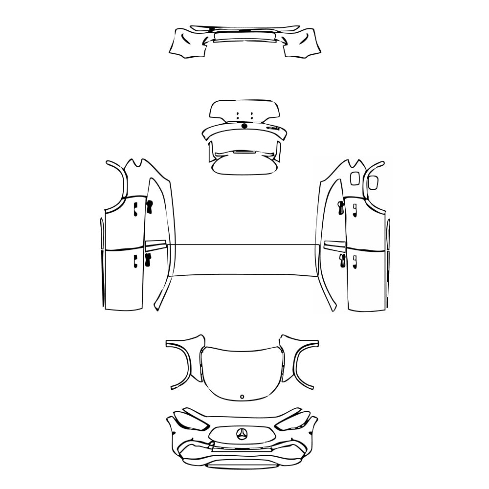 Pre-Cut PPF Mercedes-Benz GLA Sport 2021 - PPF-Kits