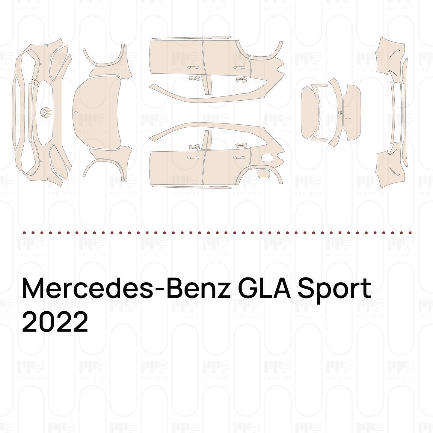 Pre-Cut PPF Mercedes-Benz GLA Sport 2022
