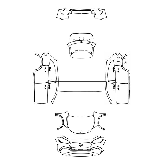 Pre-Cut PPF Mercedes-Benz GLA Sport 2023 - PPF-Kits