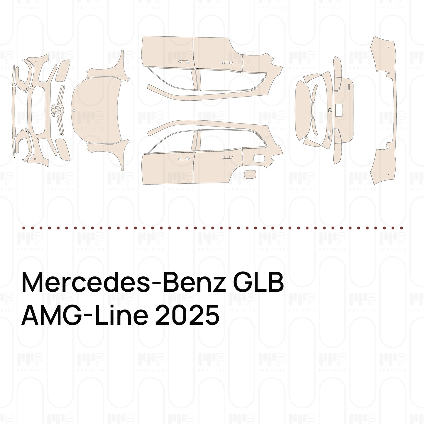 PPF precortado Mercedes-Benz GLB AMG-Line 2025