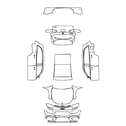 Pre-Cut PPF Mercedes-Benz GLB AMG Line 2025 - PPF-Kits