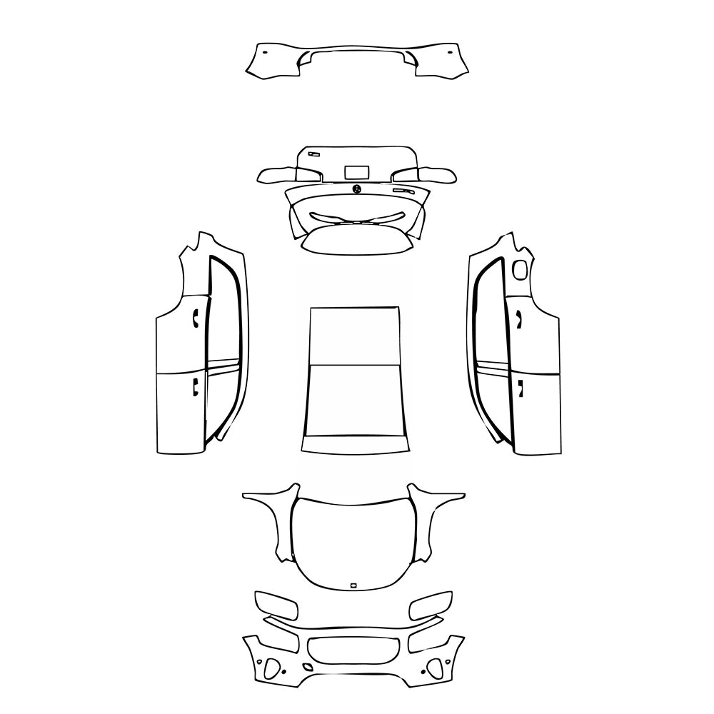 Pre-Cut PPF Mercedes-Benz GLB Base 2024 - PPF-Kits